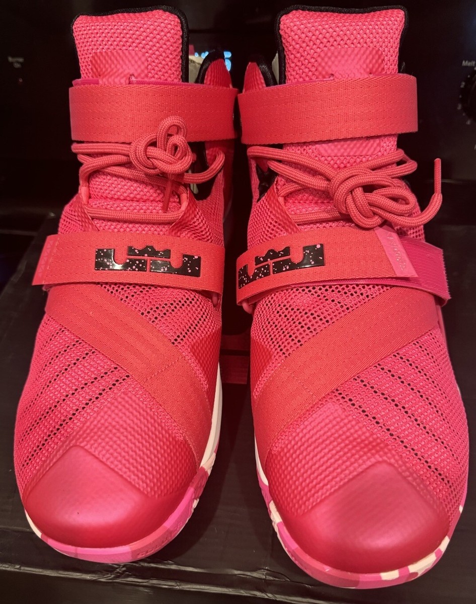 Sz 13 Nike LeBron Soldier 9 Think Pink Breast Cancer 11 20