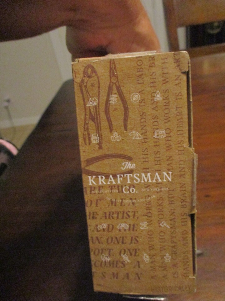 THE KRAFTSMAN CO. WOODEN BOOZY CORNHOLE YOU SINK IT THEY DRINK IT