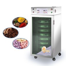 Automatic 8 layer rotating heating and drying herbs tea mushroom vegetable food