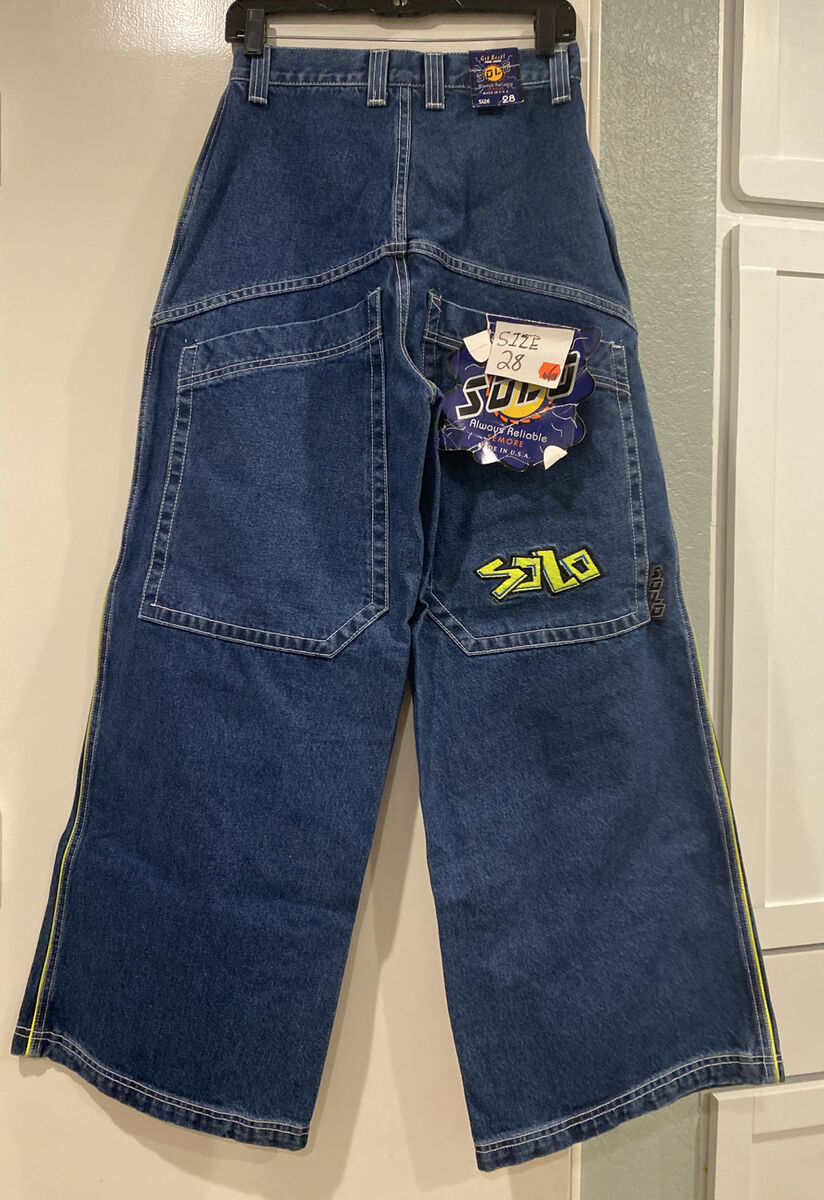 Solo Semore Vintage 90's Blue Jeans Xtra Baggy Men's Sz Solo Semore Vintage 90's Blue Jeans Xtra Baggy Men's Sz