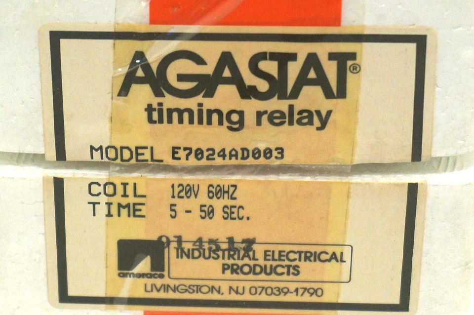 NUEVO RELÉ DE DISTRIBUCIÓN AGASTAT E7024AD003  Foto 4 de 4