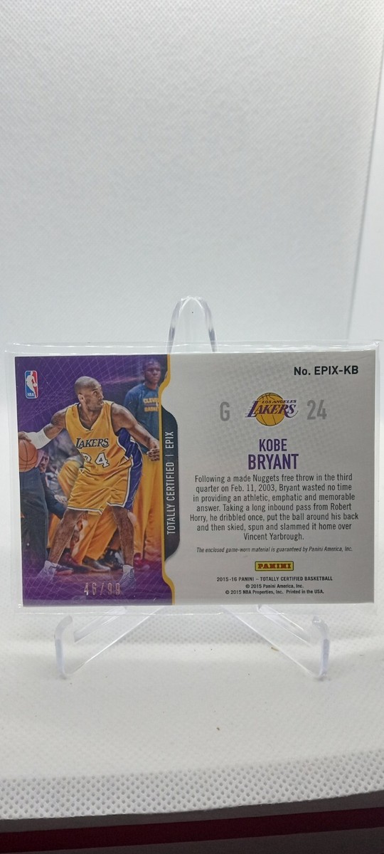 NBA カード 2015-16 コービーブライアン LAKERS PANINI 2015-16 Panini Revolution #38 Kobe Bryant Los Angeles Lakers