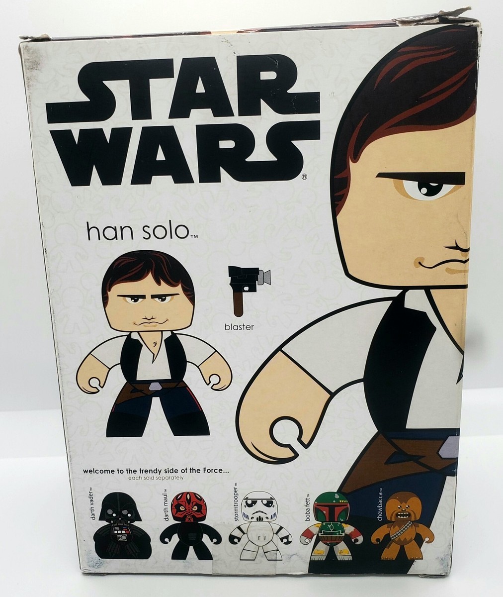 2008 Hasbro Mighty Muggs Star Wars Han Solo New in Packaging