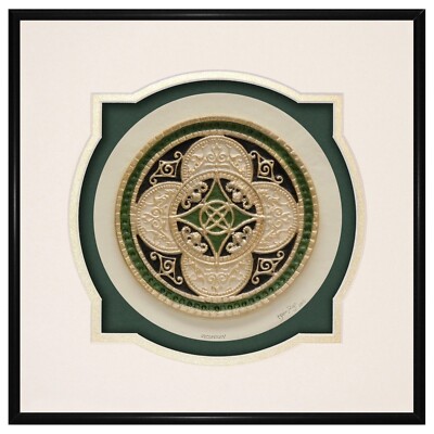 Celtic Ring of Prosperity- Cast Paper- Celtic Blessing- Irish/Scottish Art