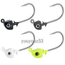 5pcs 3.5g-10.2g Lead Jig Heads Fishing Hooks Crappie Lure Swimbait Tackle Jigs