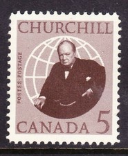 CANADA NO 440, SIR WINSTON CHURCHILL,   MINT NH