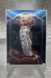 2020-21 Panini Select Zion Williamson #1 Concourse Blue Prizm ,Pelicans NM/MT