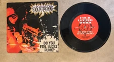 Four Letter Word Do You Feel Lucky Punk Access Denied 7" 45 w/ sleeve BYO Record