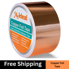 Copper Foil Tape 2Inch X 33 FT with Dual Conductive Adhesive Copper Tape for G