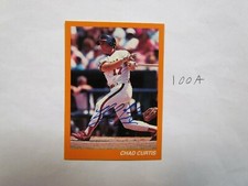 Chad Curtis Autographed Baseball Card 