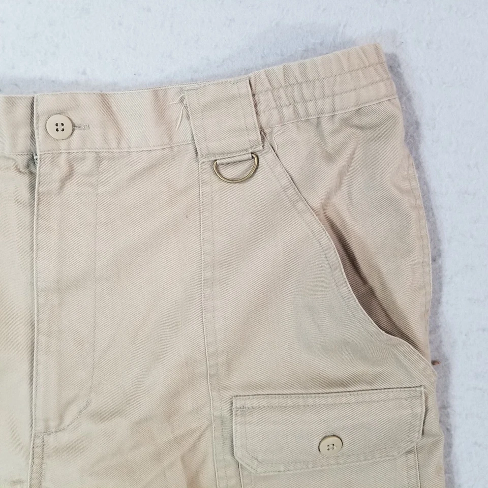Haband cargo hiking shorts men's 38x7 beige Outdoor fishing beach tropical - Image 3 of 4