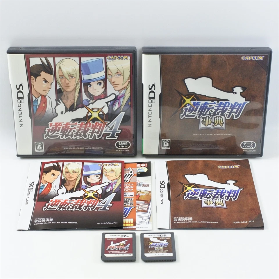 Nintendo DS ACE ATTORNEY 4 Limited Boxed + Odoroki Headphone -Tested- Set nds - Image 2 of 4