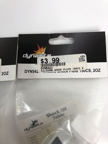 Lot of 2 NEW Dynamite DYN5421 Silicone Shock Fluid/Shock Oil 150CS 2oz - Picture 3 of 3
