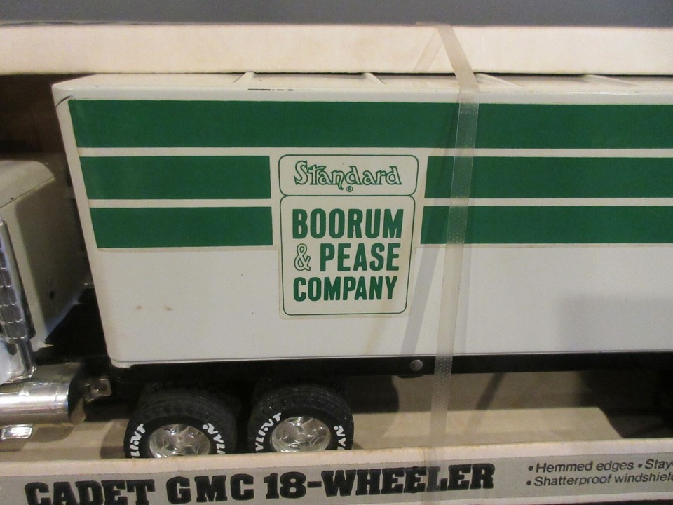 1980's Nylint GMC Cadet Semi Truck Standard Boorum & Pease Company 910