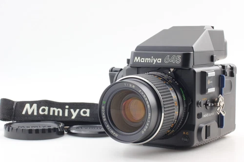 [NEAR MINT] Mamiya M645 Super Film Camera Sekor C 55mm F2.8 AE Finder From JAPAN