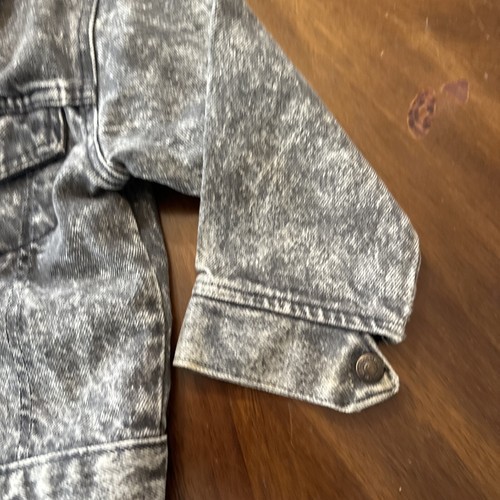Vintage Levi's USA Made Black Acid Wash Jacket size Kids - Picture 2 of 7