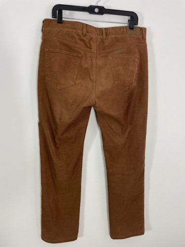 Peter Millar Crown Corduroy Pants Mens 34 x 30 Superior Soft Khaki Five Pocket - Picture 5 of 19
