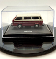 Vw T3 Bus Modellauto Schuco 1:87 Rot-Weiß SammlerstüCk Miniatur Neu & Ovp