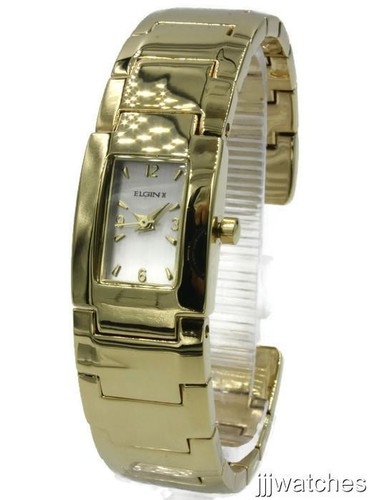 Nuevo Reloj de vestir Elgin para mujer tono dorado 19 mm x 24 mm ELT001G - Imagen 1 de 9