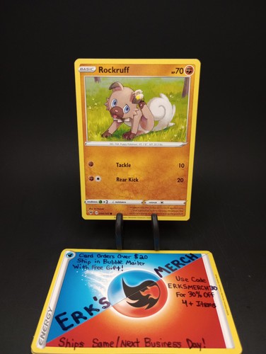 Rock Ruff Common Card Rockruff 094/185 Vivid Voltage NM Regular Common Pokemon Card | eBay