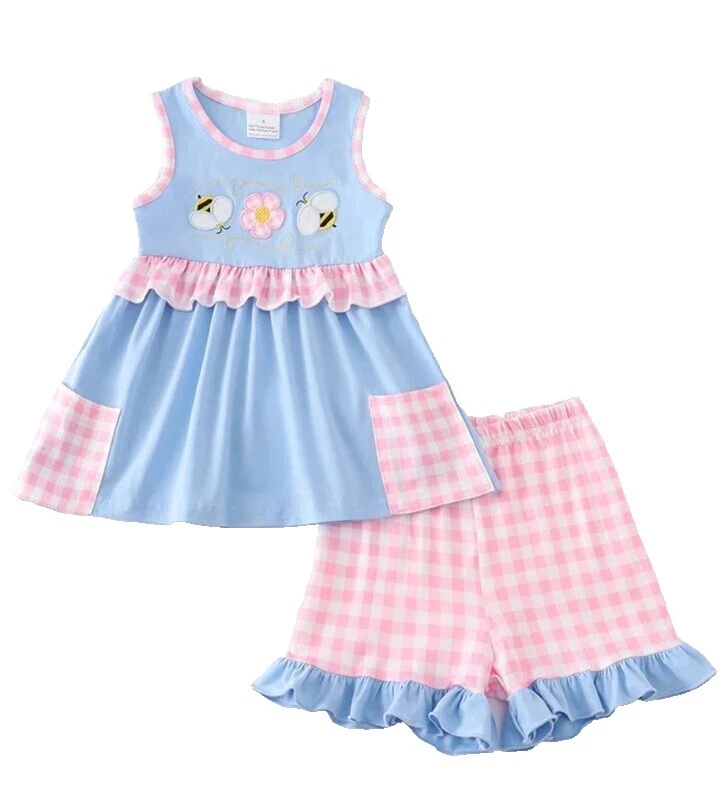 Cotton Blend 5 Size Outfits & Sets for Girls