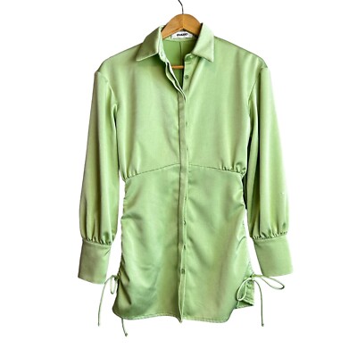 green emerald velvet dress Guizio Victoire Dress | White | Size Xs main image 0
