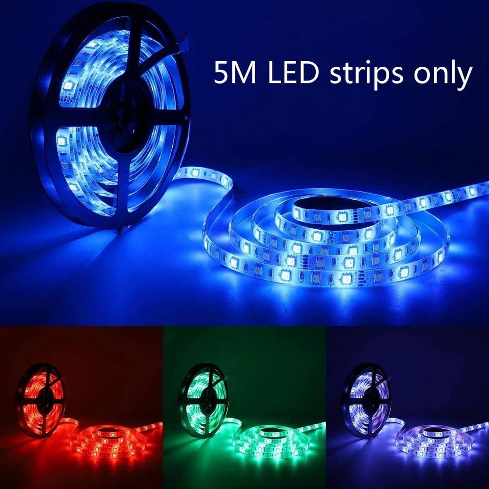 LED Strip lights 12V 16.4ft 3528 RGB Waterproof SMD 300 LED Flexible Strip light - Image 2 of 4