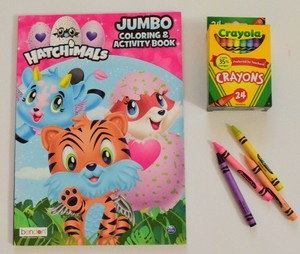 Download Hatchimals Coloring Book Jumbo Coloring Activity Book With Crayons 805219451816 Ebay
