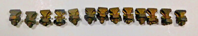 Lot of 13 each Burndy Split Bolt Connector 10 Str KS90