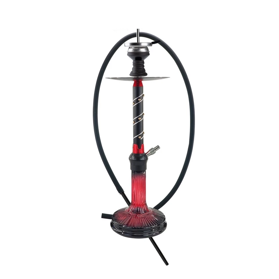 Vortex Spiral Hookah 55cm | Resin Designer Shisha Kit | Modern Spiral Stem - image 2 of 4