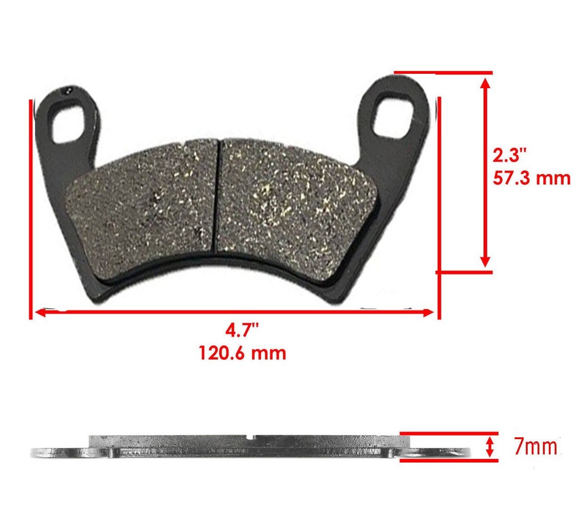Polaris General 4 1000 Ceramic Brake Pad Set 2017, 2018, 2019