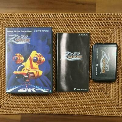 ZERO WING Sega Mega Drive TOAPLAN Box and Manual Retro Game MD