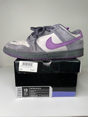 Size 10 - Nike SB Dunk Low Pro Purple Pigeon 2006 | eBay