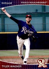 2018 Frisco RoughRiders Update Grandstand #7 Tyler Wagner Las Vegas Nevada Card