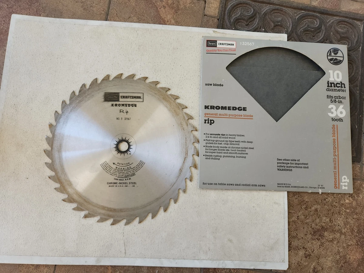 Craftsman 9 inch table saw blades deals