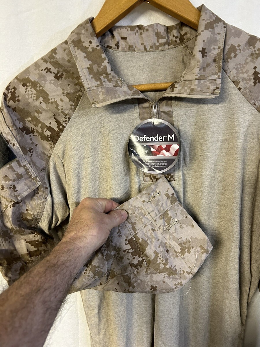 Defender M MARPAT FROG Combat SHIRT Med Marine Corps NEW w