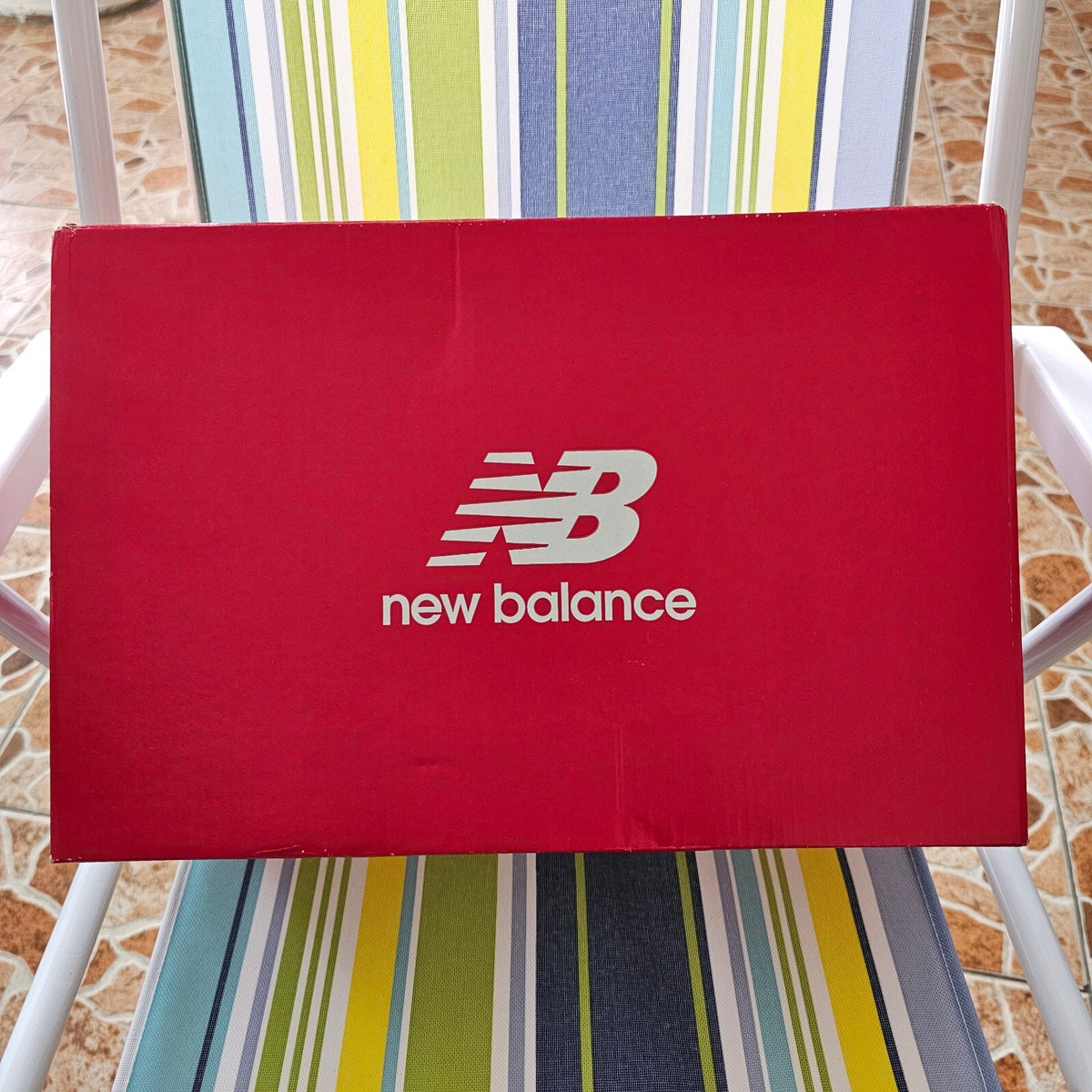 New Balance Blue and Red Shoe Box Let main image 2