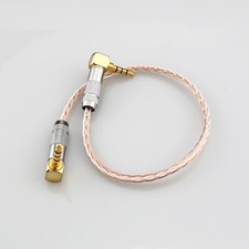 3.5mm to 3.5mm Balanced Right Angle Plug OCC Copper 8cores Headphone AUX Cable