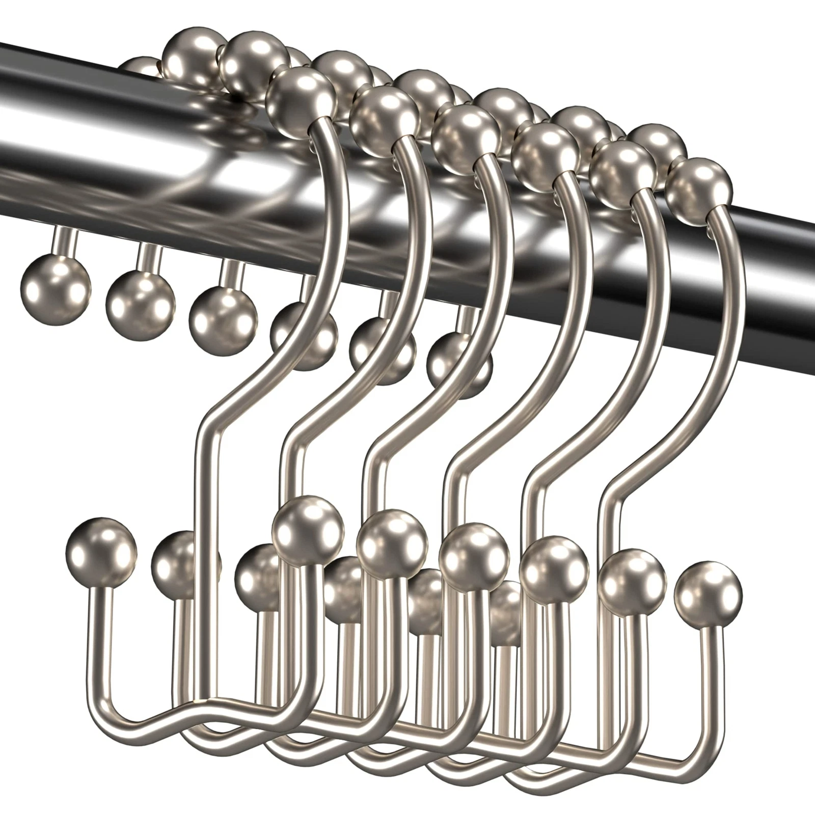 Titanker Shower Curtain Hooks - Thumbnail 5