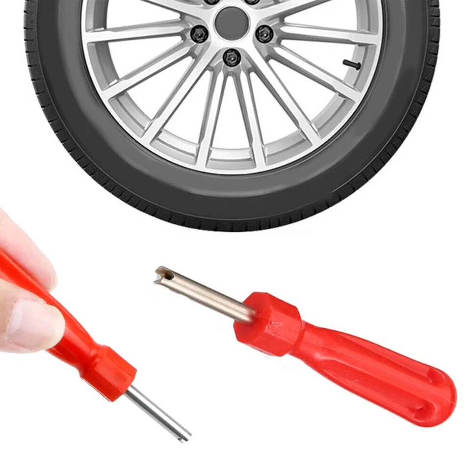 5pcs Car Truck Bike Tire Screwdriver Valve Stem Core Remover Repair Install Tool - Image 4 of 4