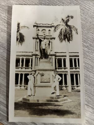 1937 photograph Ali-iolani Hale, taken by my grandfather while in the Navy