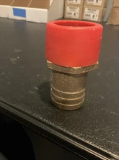 GROCO 1-1/4" Npt X Id Bronze Pipe To Hose Straight Fitting PTH-1250