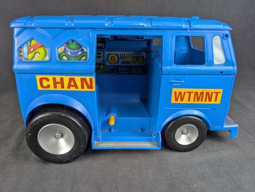 TMNT Channel 6 News Van Teenage Mutant Ninja Turtles 1992 Incomplete - Picture 13 of 19