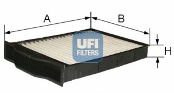 UFI Innenraumfilter Partikelfilter FüR Mazda CX-3 DK 2 DL DJ 53.365.00-image