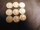Quarters (90% silver) LOT of 9