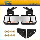 Towing Mirrors Heated Running Signals Light For 14-20 Chevy GMC