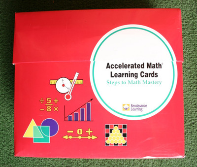 RENAISSANCE LEARNING Grade 5 Steps to Math Mastery 169 Learning Card Kit Box