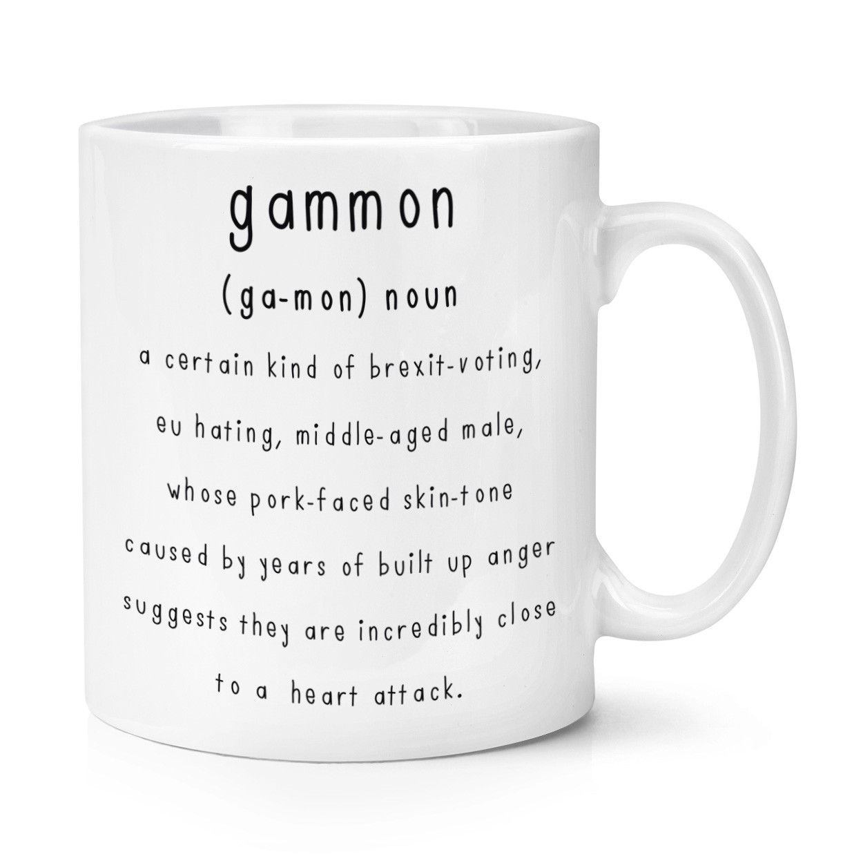 Gammon Definition Brexit 10oz Mug Cup Funny Political Joke Britain Europe EU