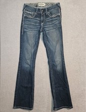Ariat Real Denim Bootcut Blue Jeans Womens Size 29L Ranch Rodeo Cowgirl
