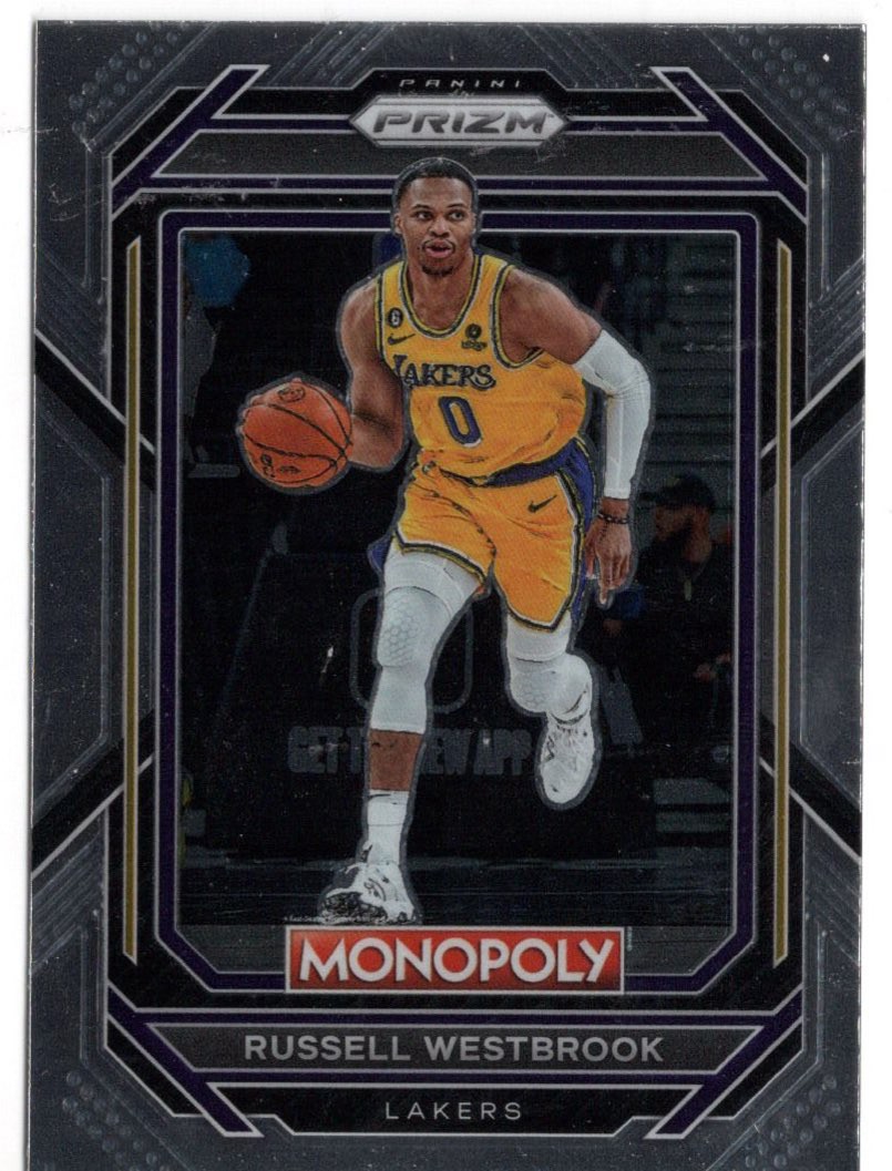 2022-23 Panini Prizm Monopoly - Russell Westbrook #42 Silver Prizm